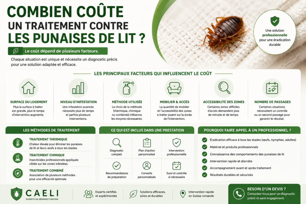 cout traitement punaise de lit