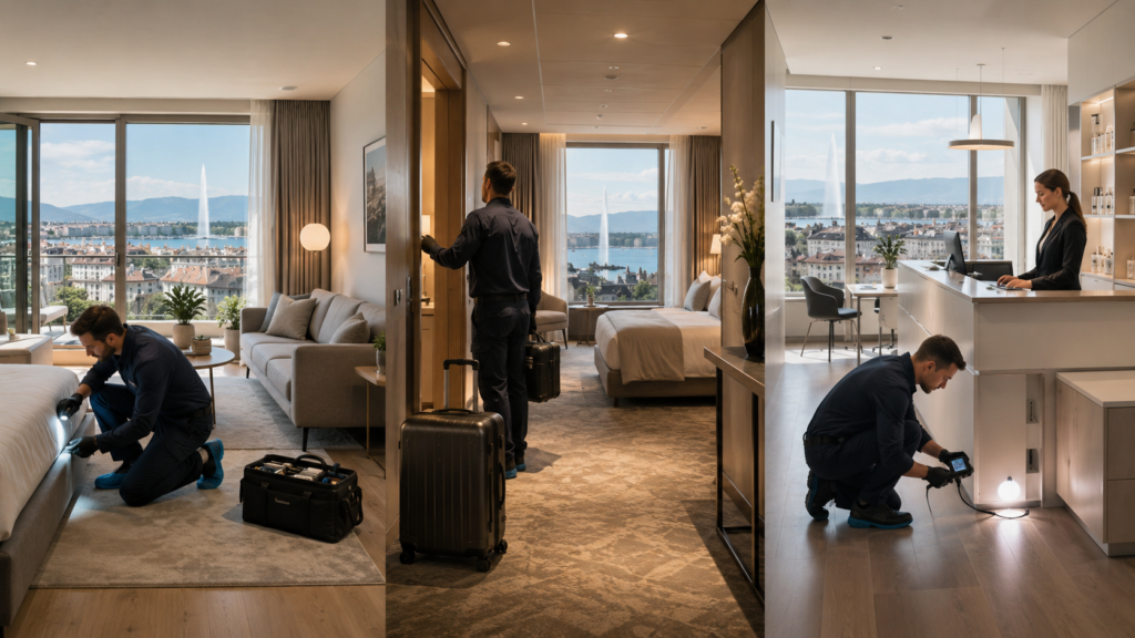 Particuliers, hôtels et professionnels à Genève